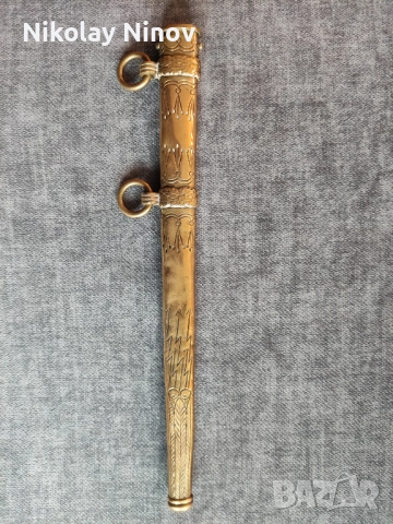 Немски офицерски кинжал  Kriegsmarine от WW2, снимка 10 - Антикварни и старинни предмети - 52433061