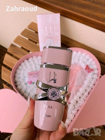 Кутия сърце с розова Яра, подходящ подарък за всяка жена, снимка 2 - Дамски парфюми - 53225627