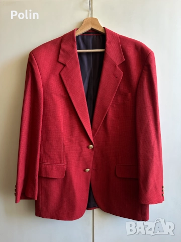 Дамско червено сако, снимка 1