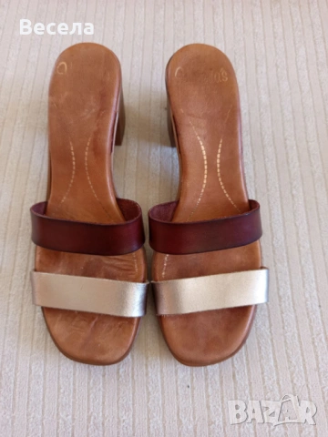 САБО - Ектравагантни чехли естествена кожа 40 номер с подаръци, снимка 7 - Чехли - 53644322