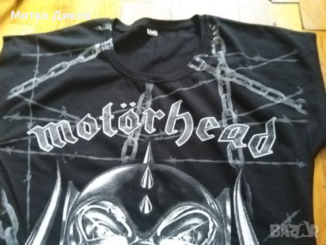 Motorhead потник с надпис размер М, снимка 4 - Тениски - 45735002