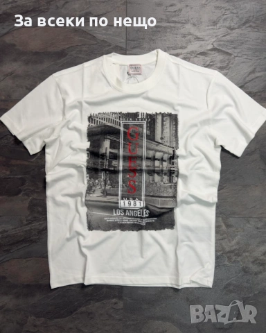 Guess Мъжка Тениска👕Мъжка Блуза С Къс Ръкав - Налични Различни Цветове Код NGHSP31, снимка 2 - Тениски - 53695036