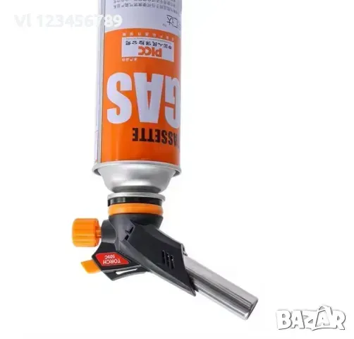 Газова горелка QM 509 C с пиезо запалване комплект с флакон, снимка 5 - Други инструменти - 49747754