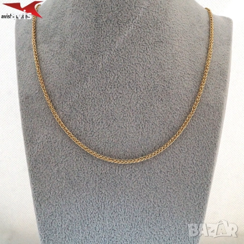 Синджир с 14К златно покритие 254557, снимка 4 - Колиета, медальони, синджири - 52845021