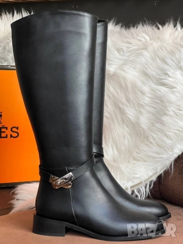 ботуши Hermes Kelly Boots✨✨ Височина : 43 cm , снимка 4 - Дамски ботуши - 51449741