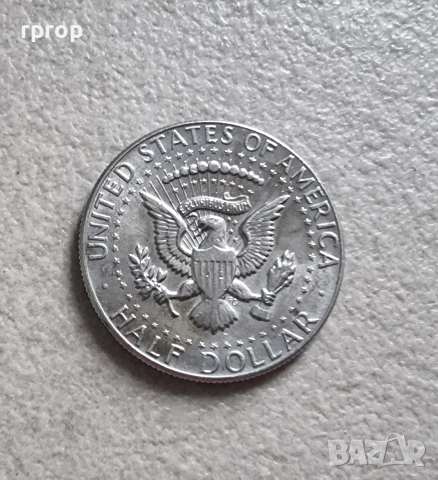 САЩ . ½ долар . Сребро. 1969 година., снимка 7 - Нумизматика и бонистика - 51058641