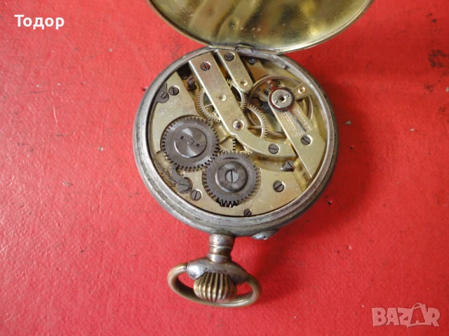 Невероятен сребърен джобен часовник , снимка 8 - Джобни - 50459314