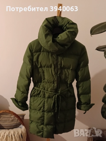 Пухено яке Марела спорт зелено, снимка 6 - Якета - 52674269