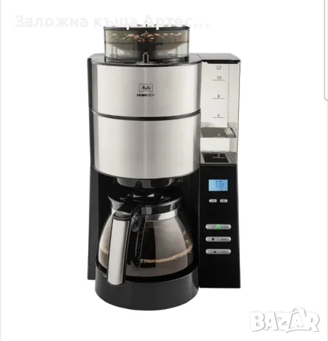 Кафемашина Melitta® AromaFresh1000W, Интегрирана мелница с 3 нива на смилане, Цифров екран, Черен, снимка 2 - Кафемашини - 47654968