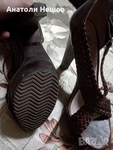 Маркови дамски сандали с висок ток , снимка 3 - Дамски обувки на ток - 46246946