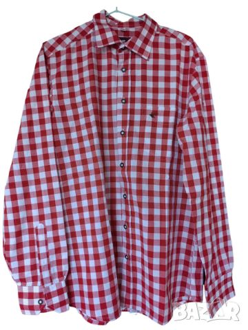Мъжка карирана риза Drachten, 60% памук, 40% полиестер, 76х60 см, L