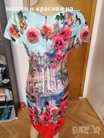 Рокля Marc Cain с десен Havana, нова с етикет, снимка 5 - Рокли - 52652449