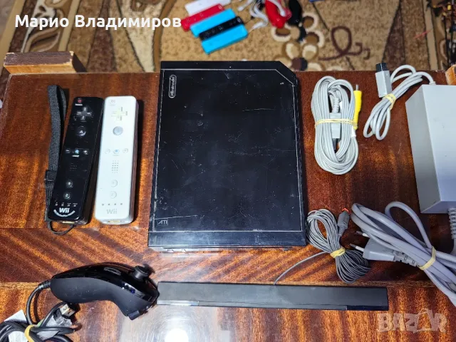 Nintendo Wii Black + Mario kart, NFS, снимка 2 - Nintendo конзоли - 49602207