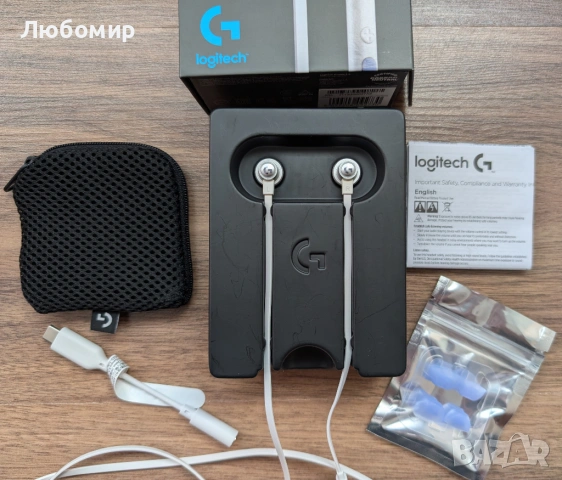 Logitech G333 геймърски слушалки, снимка 4 - Слушалки за компютър - 54006655