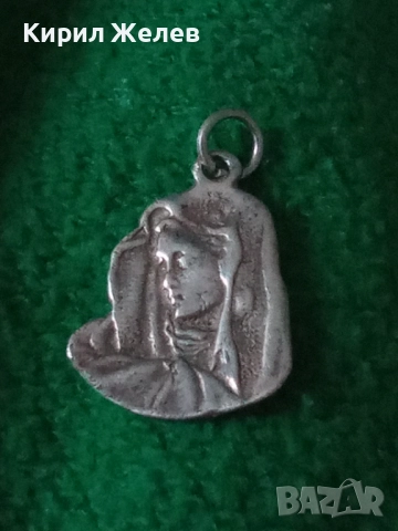 СТАРА КАТОЛИЧЕСКА СРЕБЪРНА ИКОНКА ИКОНА СРЕБРО ВИСОКА ПРОБА РЪЧНА ХУДОЖЕСТВЕНА ИЗРАБОТКА 33980, снимка 12 - Антикварни и старинни предмети - 50542198