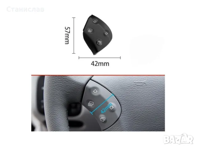 Mercedes C-Class W203 Капачета за волан, снимка 4 - Части - 50217944