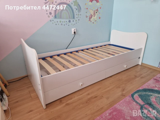 Детско легло Лорели с подматрачна рамка, снимка 13 - Спални и легла - 51402541