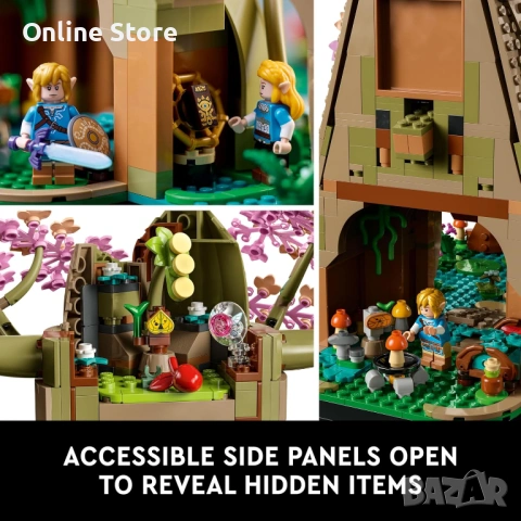 LEGO The Legend of Zelda Great Deku Tree 2 в 1 – 77092, 2500 части, снимка 4 - Конструктори - 54176333