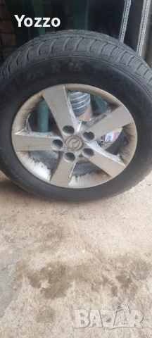 Джанти с гуми Mazda 195 65 r15, снимка 5 - Гуми и джанти - 52008578