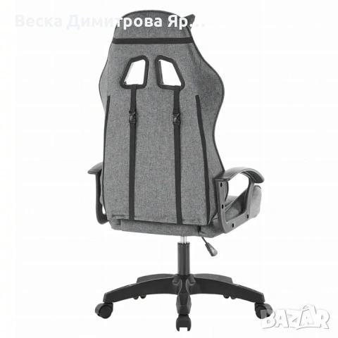 Ергономичен геймърски офис стол с лумбална и шийна опора – комфорт за игра и работа без умора, снимка 10 - Столове - 53050985