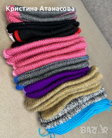 🧶 Ръчно плетени терлици – 6 лв/чифт, снимка 8 - Други - 52080279