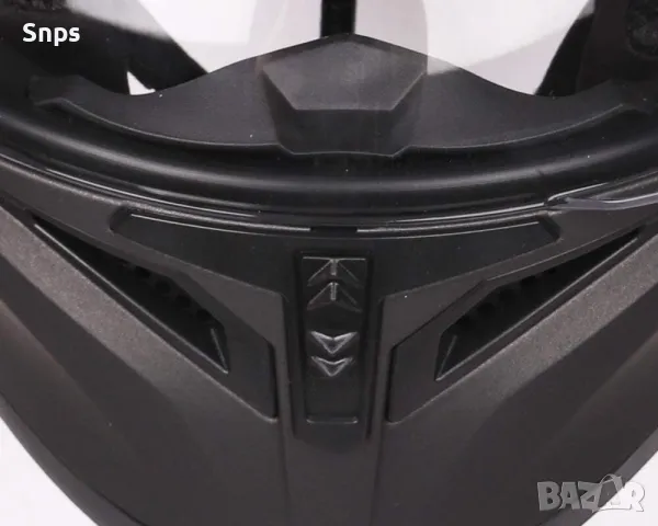 Каска  за мотор CGM Full-Face, XS(53-54см), L (59-60 см),  ХХL (63-64 см) Черна и сив графит, снимка 6 - Аксесоари и консумативи - 36138543