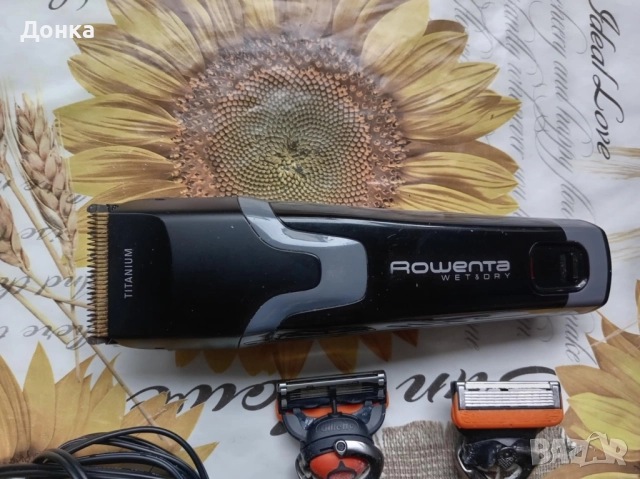 Машинка за подстригване Ровента и самобръсначки Жилет Фюжън, снимка 2 - Машинки за подстригване - 52017043