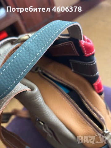 Нова красива раница естествена кожа, снимка 7 - Раници - 53771546