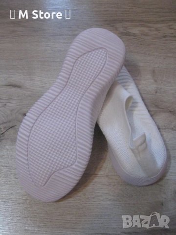 Обувки от плат плетени бели, нови, снимка 3 - Дамски ежедневни обувки - 50910308