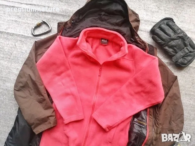 🏕️ ОФЕРТА → Jack Wolfskin / мъжко хибридно трекинг яке с полар в комплект ○, снимка 10 - Якета - 53925723