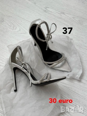 сандали на ток платформа Сватба абитуриентска за лятна бална вечер, обувки за бал, 