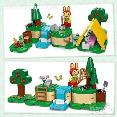 Нов Идеален Подарък - LEGO Animal Crossing с Палатка и Зайче Лего 77047, снимка 3 - Други - 45199540