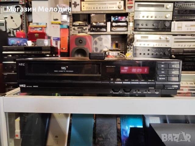 Видео NEC N9053C с оригинално дистанционно. Много добро техническо състояние и външен вид., снимка 3 - Плейъри, домашно кино, прожектори - 50863182