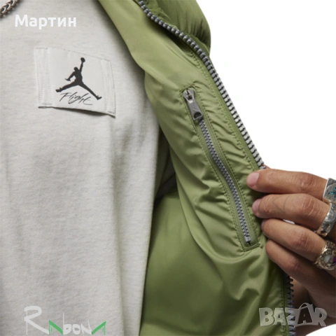 Мъжки елек Jordan Essential Oilive /Sail - размер XS, снимка 3 - Спортни дрехи, екипи - 54076383