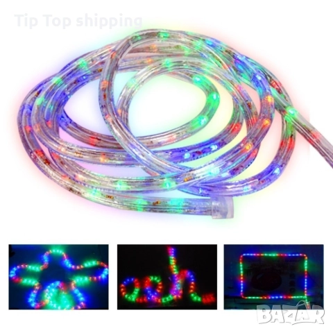 Светещ LED маркуч за коледна украса, снимка 2 - Декорация за дома - 52679630