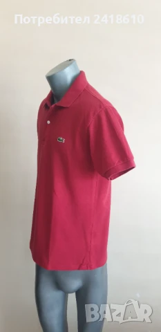 Lacoste Pique Cotton Classic Fit Mens Size 4 - M  ОРИГИНАЛ! Мъжка Тениска!, снимка 6 - Тениски - 50938122