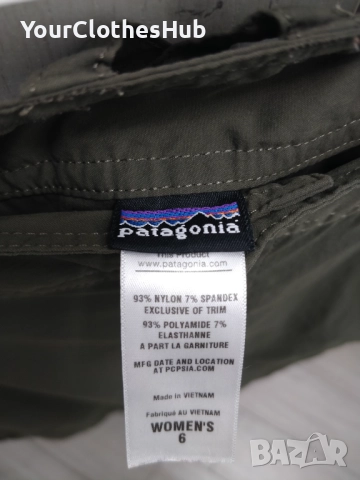 Patagonia 36/37 (S) size Дамски къси панталони, снимка 3 - Къси панталони и бермуди - 52965780