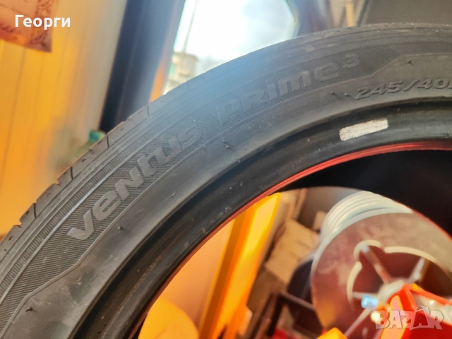 2бр.летни гуми 245/40/18 Hankook, снимка 4 - Гуми и джанти - 52509663