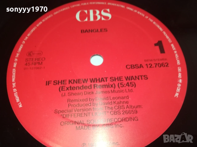 BANGLES-MADE IN HOLLAND 2508251516, снимка 6 - Грамофонни плочи - 51483977