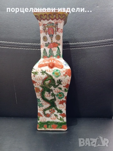 Китайска антична ваза, снимка 9 - Вази - 54102925