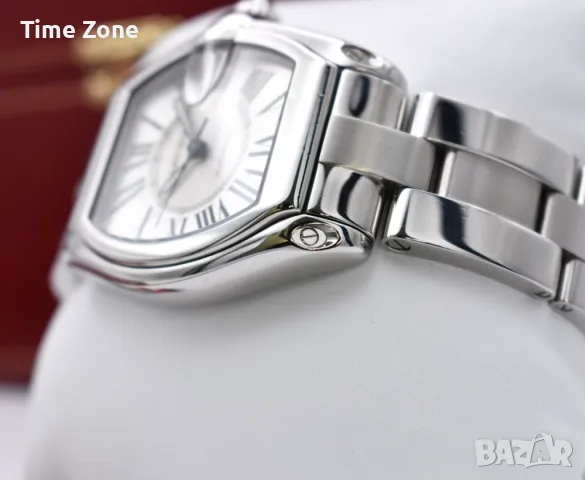 Cartier Roadster 37mm x 44mm Steel White Dial Мъжки / Унисекс, снимка 9 - Мъжки - 47992771