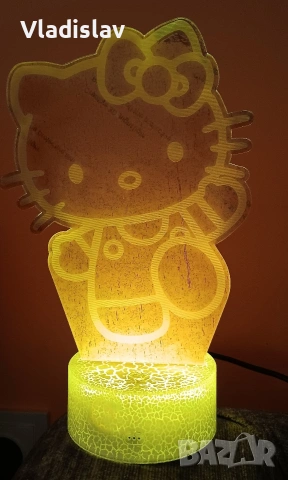3D LED лампа Spider-Man/Хари Потър/Kuromi/Hello Kitty, снимка 10 - Детски нощни лампи - 52234899