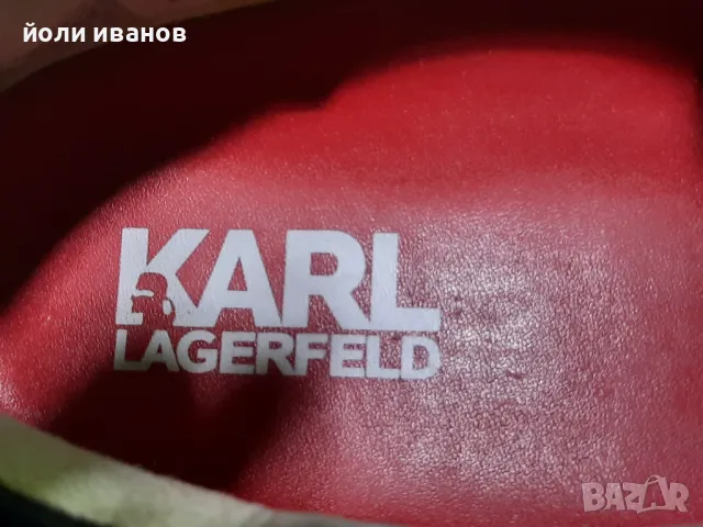 KARL LAGERFELD-кожени оригинални маратонки 43 номер, снимка 14 - Маратонки - 46839934