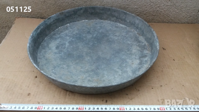 голяма възрожденска кована бакърена тава за агнета 