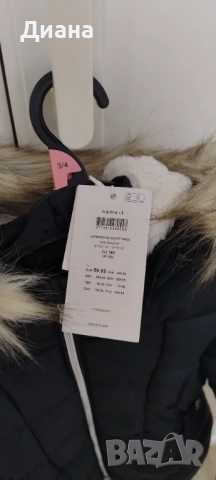 Плътно зимно яке NAME IT, 140 (10 г), снимка 2 - Детски якета и елеци - 52103980