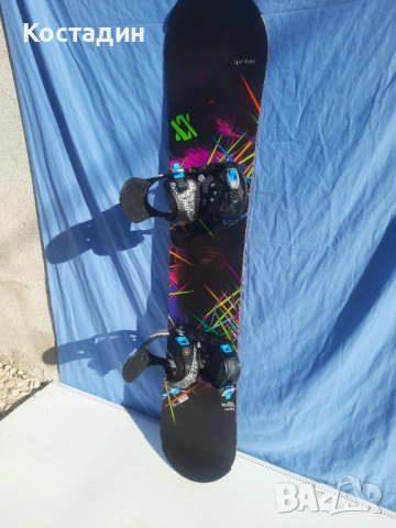 Сноуборд  VÖLKL RENTAL ROCKER   143см. с автомати. , снимка 5 - Зимни спортове - 53422972