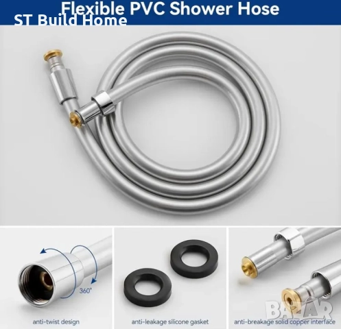 Луксозен комплект за душ с термостат – пълна система, снимка 7 - Душове - 51691927