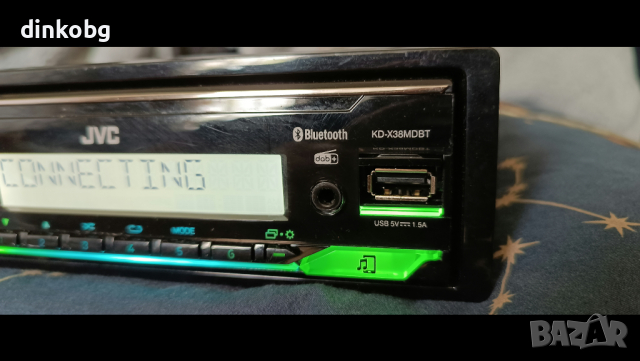 Плеър Jvc kd-x38mdbt Bluetooth, снимка 2 - Аудиосистеми - 45040831