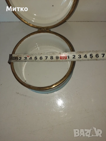 Порцеланова отваряема кутия за бижута, снимка 9 - Декорация за дома - 53623541