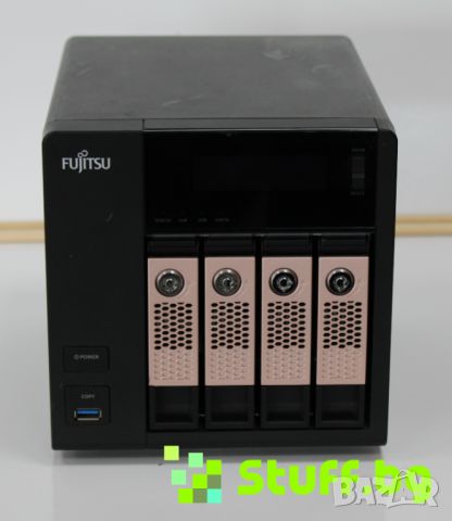 Сторидж NAS FUJITSU CELVIN NAS SERVER Q800 4 trays 4 диска, снимка 1 - Работни компютри - 45131242